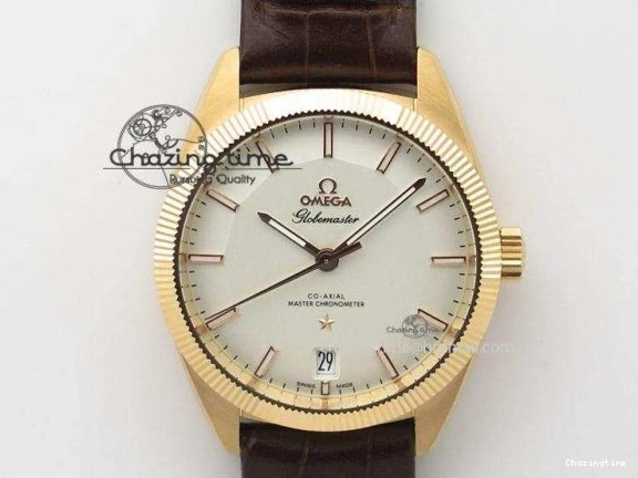 0118 De Ville Power Reserve YG MKF 1:1 Best Edition White Dial on Brown Leather Strap A WrinkleFree 7755